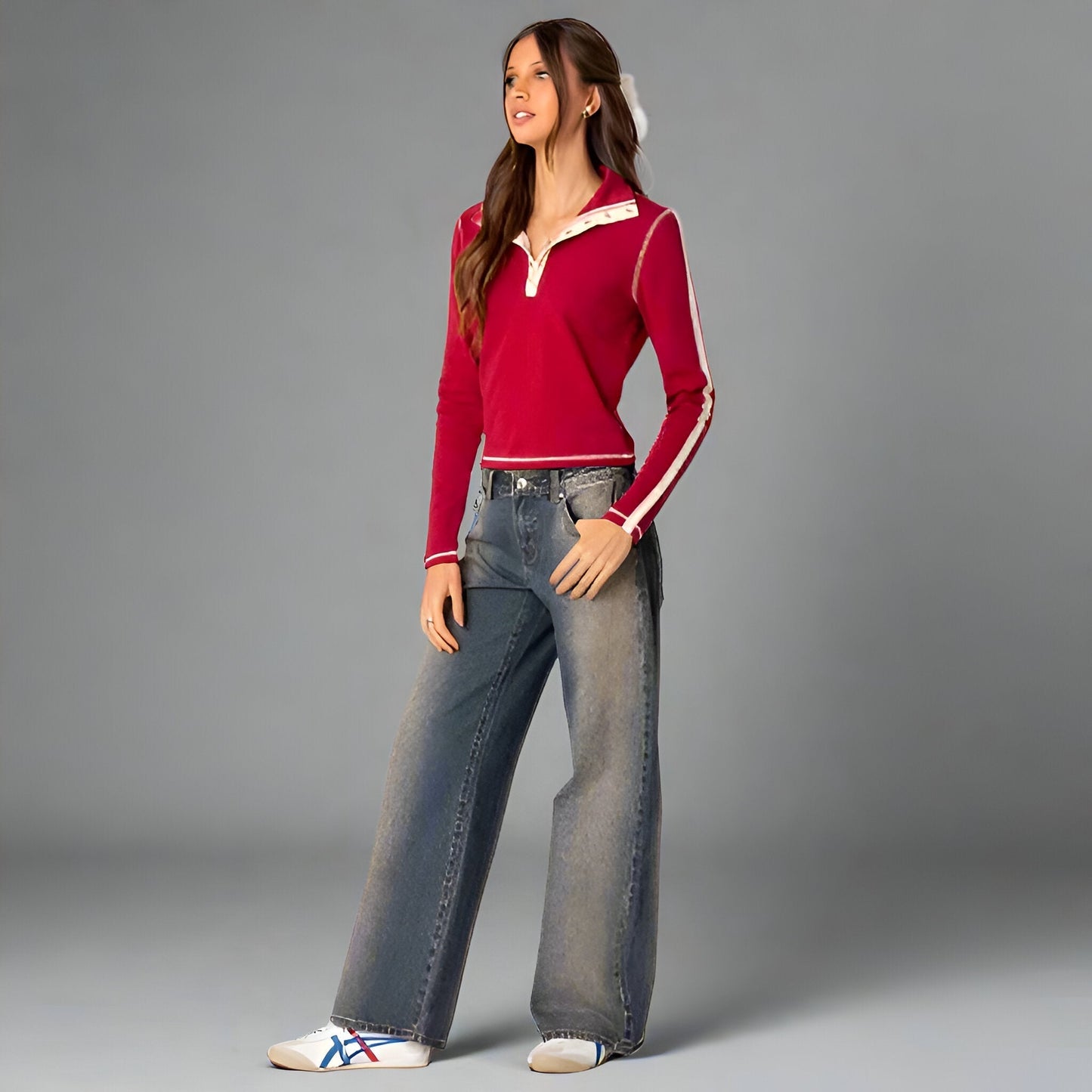 SARA™  LOW-RISE JEANS